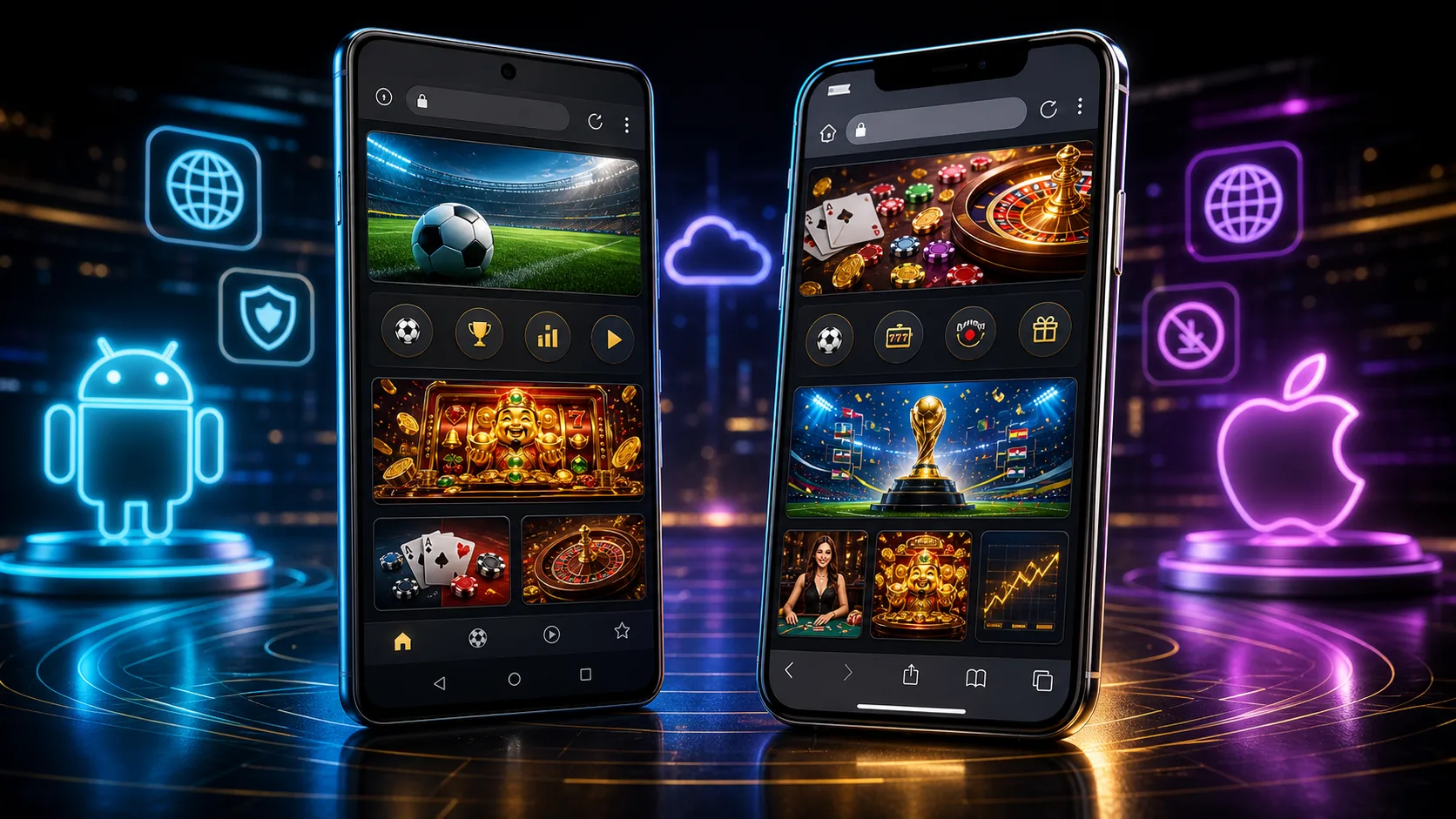 Experiência betonline compatível com Android e iOS no navegador mobile